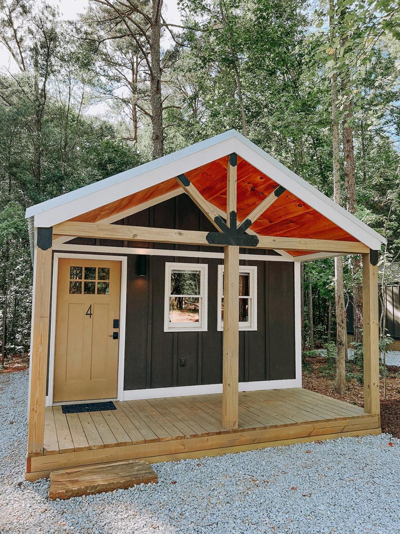 Cabin #4 Studio W Kitchenette Hartwell エクステリア 写真